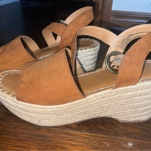Brown Platform Sandals